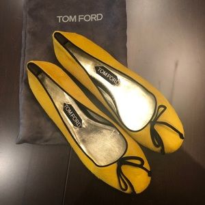 Tom Ford Ponyhair Ballet Flats - 38